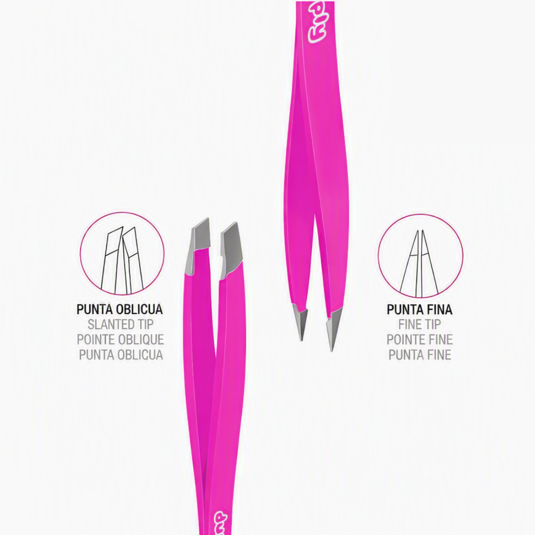 Pinza para Cejas Doble con punta inoxidable Duply | Beter