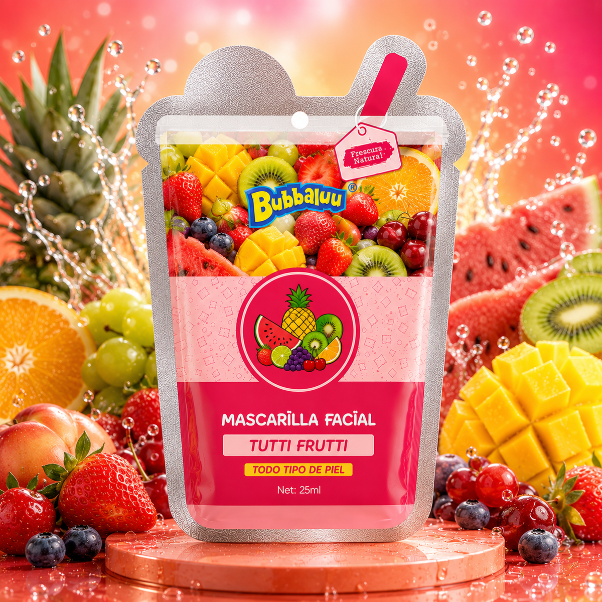 MASCARILLAS FACIALES 25ML VARIEDADES BUBBALUU